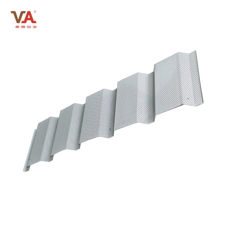 0.8mm thickness Art Curtain Wall Aluminum Veneer Exterior Facade Decorative Metal Cladding