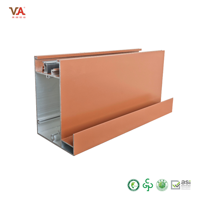 Aluminium Profile Factory PVDF Powder Coating Extrusion Aluminum Frame Curtain Wall