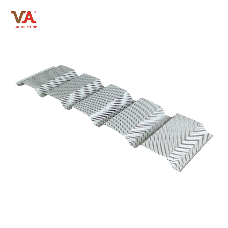 0.8mm thickness Art Curtain Wall Aluminum Veneer Exterior Facade Decorative Metal Cladding