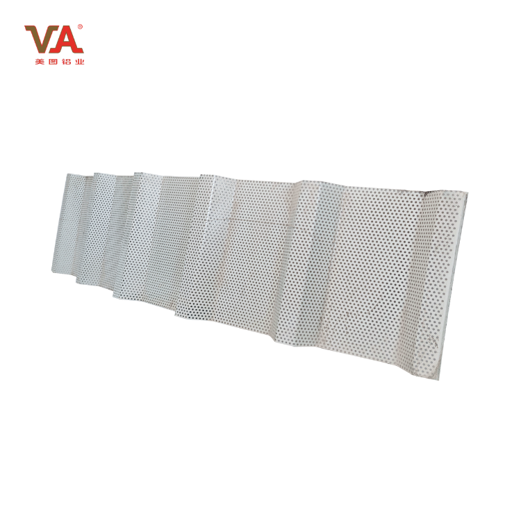 0.8mm thickness Art Curtain Wall Aluminum Veneer Exterior Facade Decorative Metal Cladding