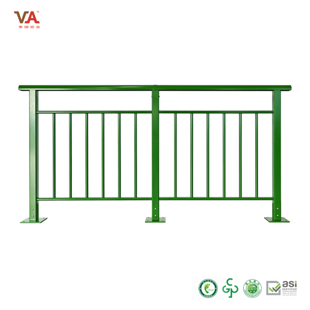 Hot Sale Green Aluminum Railing Modern Design Aluminium Railing for Balcony Customized Aluminum Deck Railing