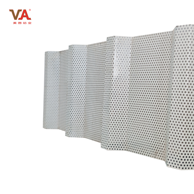 0.8mm thickness Art Curtain Wall Aluminum Veneer Exterior Facade Decorative Metal Cladding