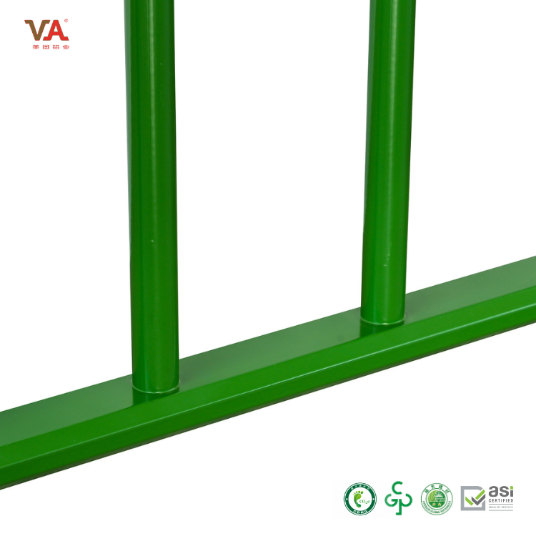 Hot Sale Green Aluminum Railing Modern Design Aluminium Railing for Balcony Customized Aluminum Deck Railing