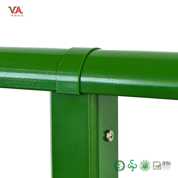 Hot Sale Green Aluminum Railing Modern Design Aluminium Railing for Balcony Customized Aluminum Deck Railing