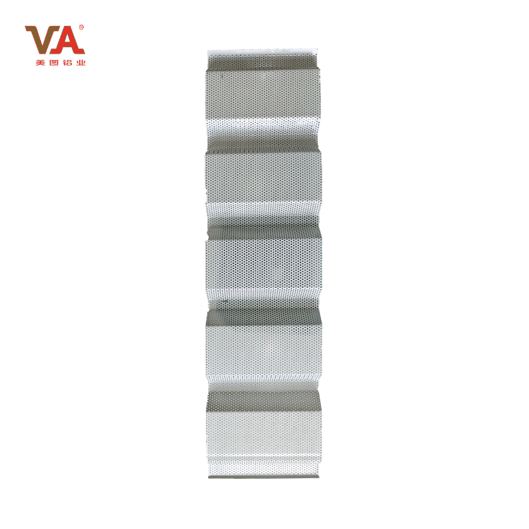 0.8mm thickness Art Curtain Wall Aluminum Veneer Exterior Facade Decorative Metal Cladding