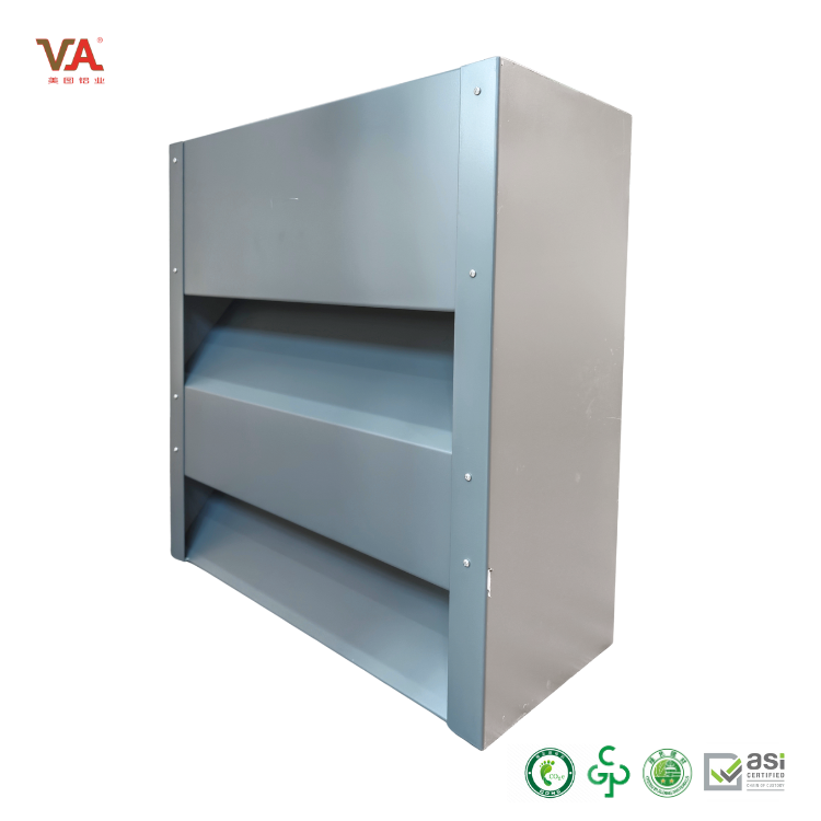 acoustic louvers for generator rooms