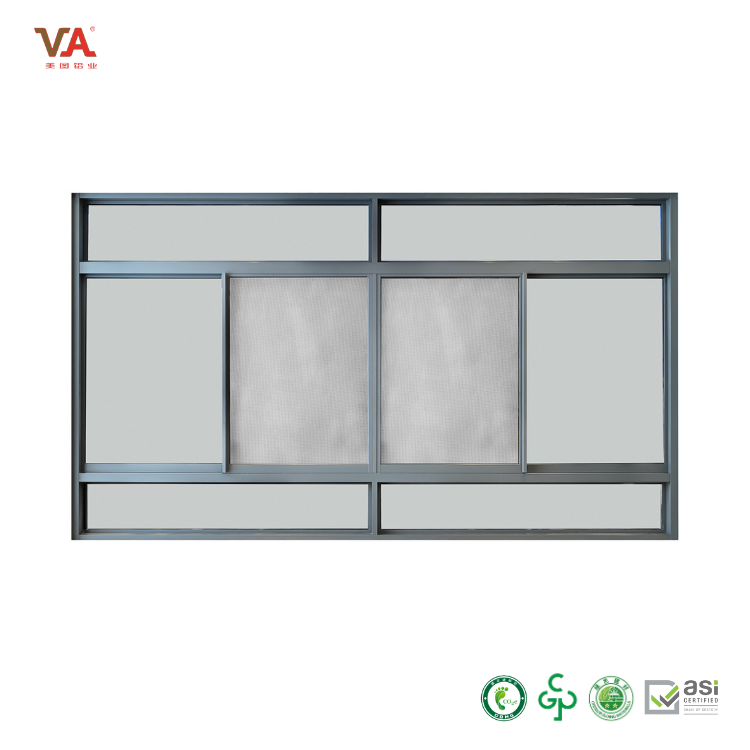 Aluminum sliding window installation process and technical framing